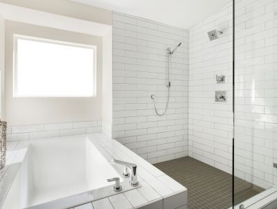 Walk-In Shower with Niches